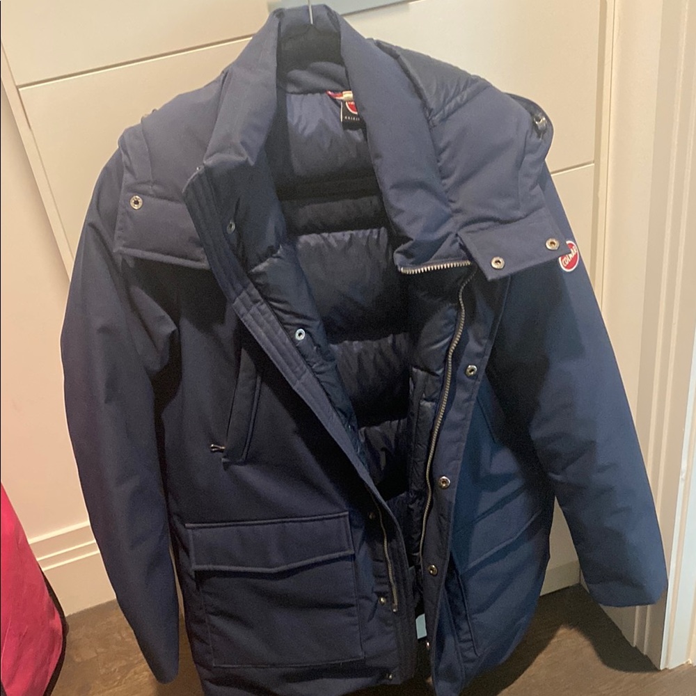 Boys Navy Colmar coat